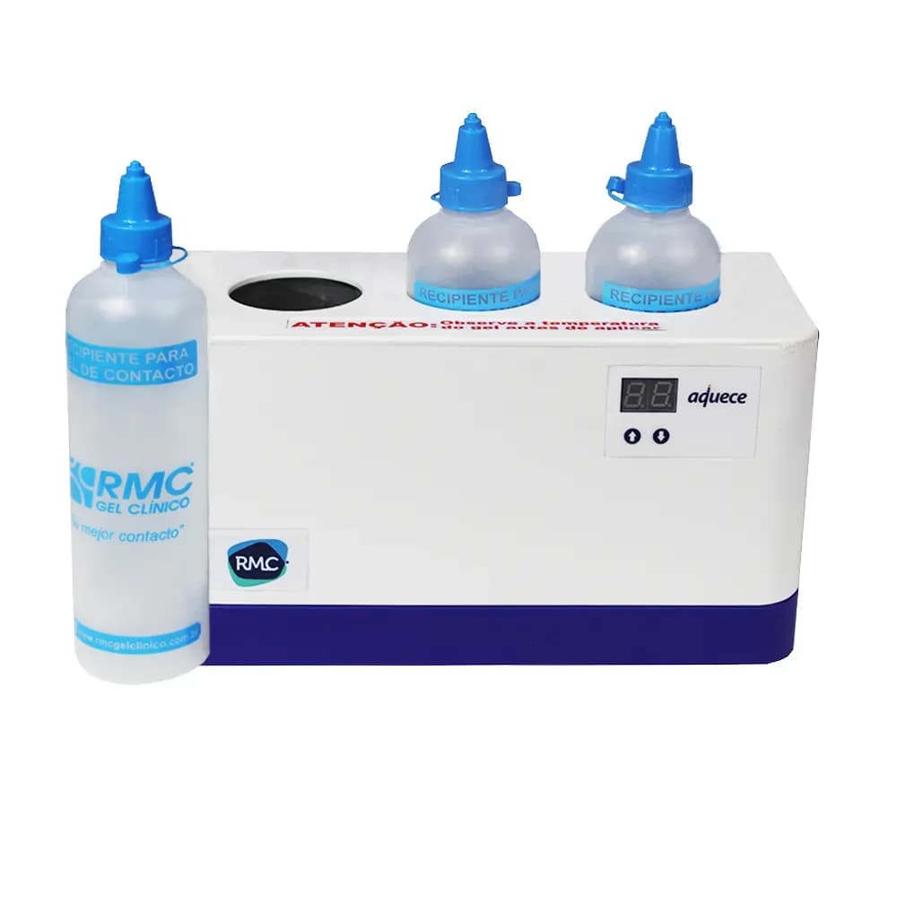 AQUECEDOR DE GEL PARA ULTRASSOM COM 3 RECIPIENTES BIVOLT RMC