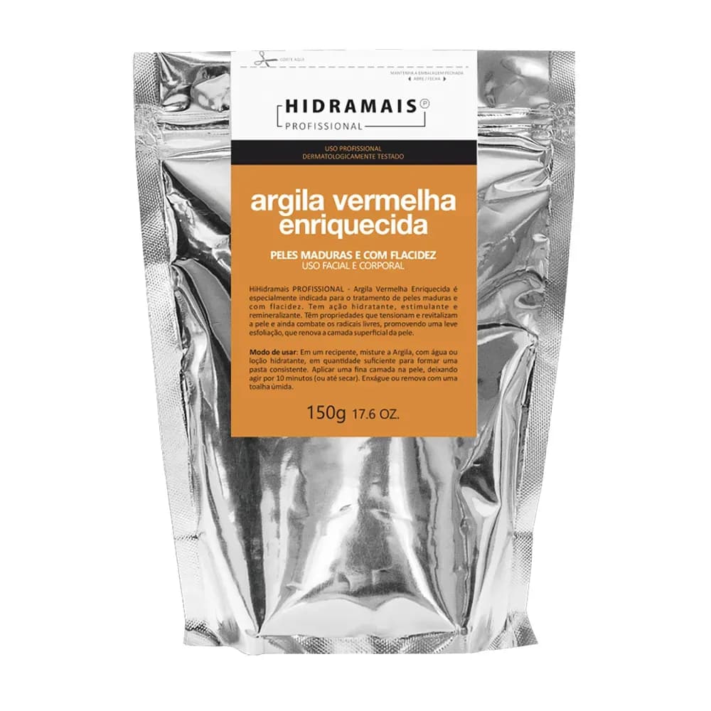 ARGILA VERMELHA PÓ ENRIQUECIDA PELE MADURA 150G HIDRAMAIS