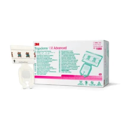 Curativo Transp Tegaderm IV 5X5,7 C/100UN 1682 HB004806889