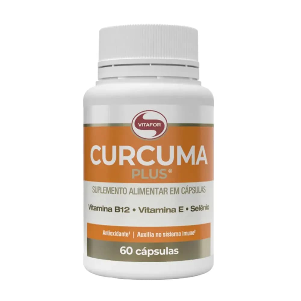 SUPLEMENTO ALIMENTAR CURCUMINA 60CPS CURCUMA PLUS VITAFOR