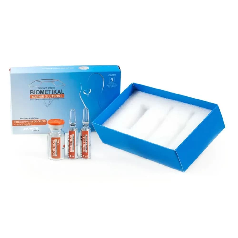 KIT SAPHIR GLÚTEOS DOUBLE PLUS MODELADOR BUMBUM BIOMETIKAL