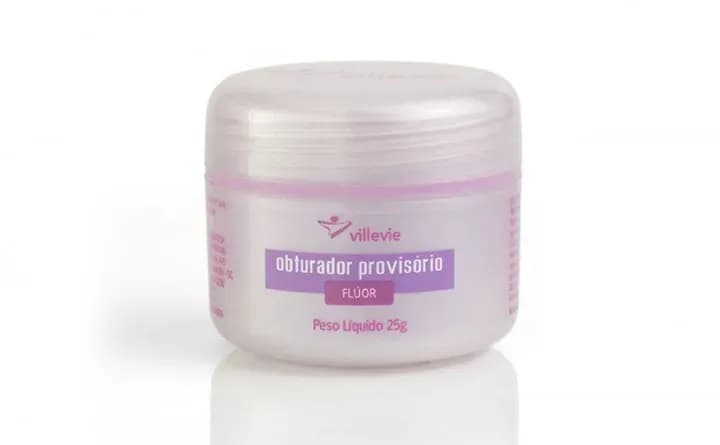 OBTURADOR PROVISÓRIO FLÚOR VILLEVIE A UNIDADE 25GR