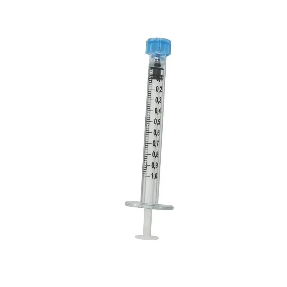 Seringa Resíduo Zero Sr 01ml Luer Lock Cristal 1 unidade