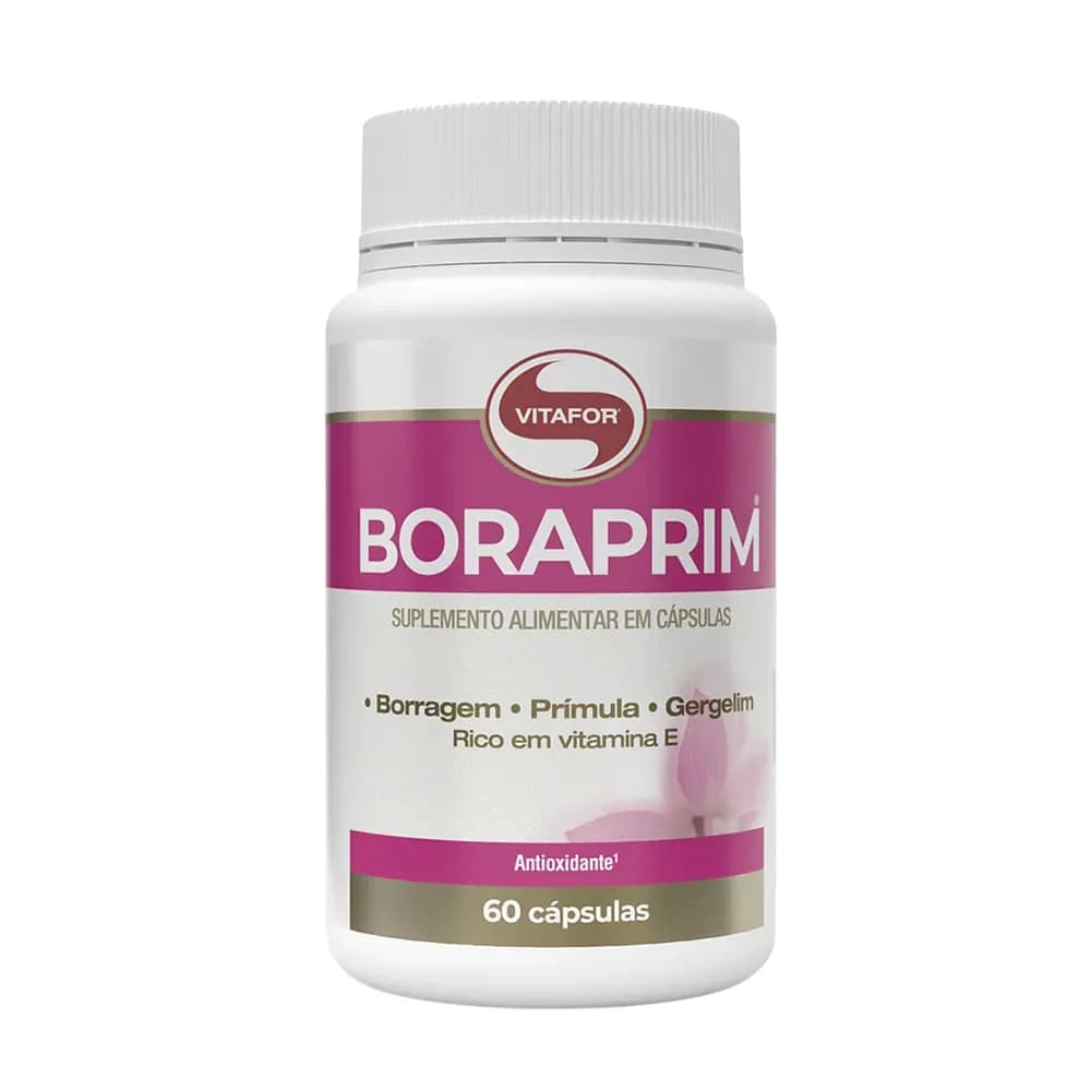 SUPLEMENTO ALIMENTAR BORRAGEM + VITAMINA E 60CPS BORAPRIM VITAFOR