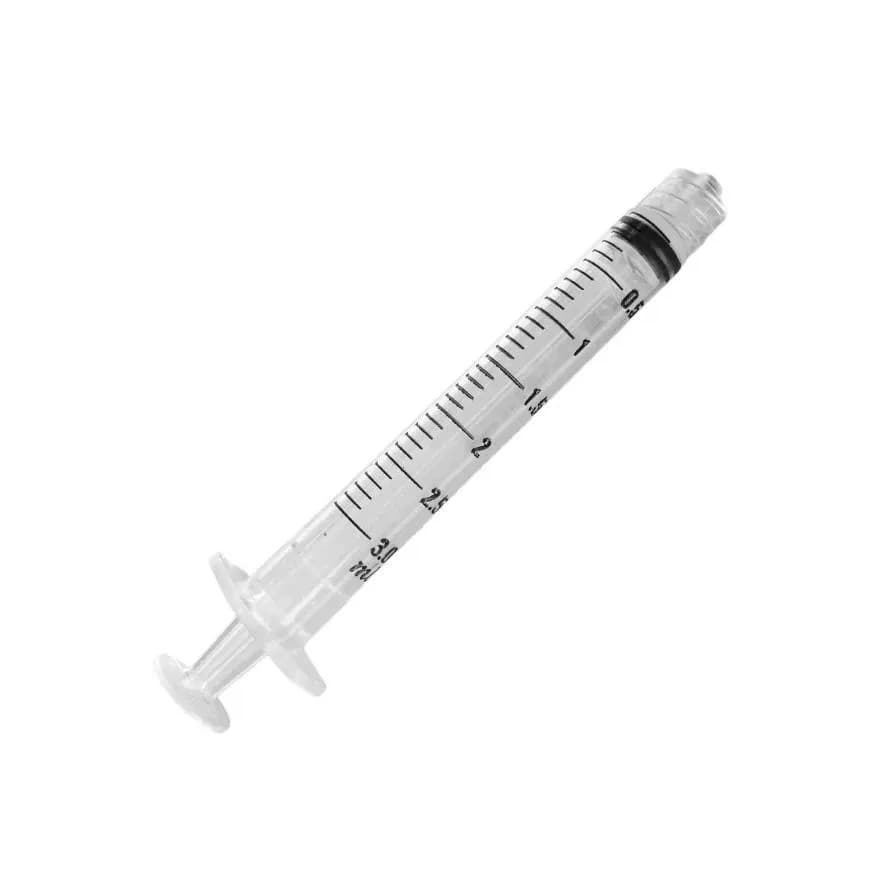 Seringa 3 ML Bico Rosca Luer Lock BD caixa c/ 100