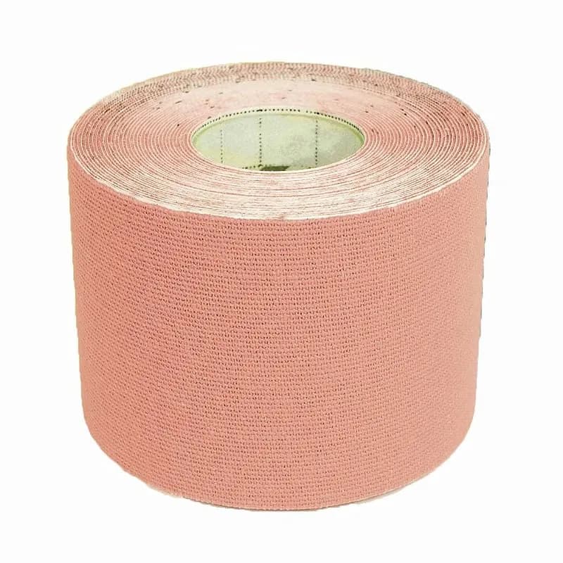 Fita Kinésio Muscle Fix 5x500cm Rolo Bege HC041 - Multilaser Saúde
