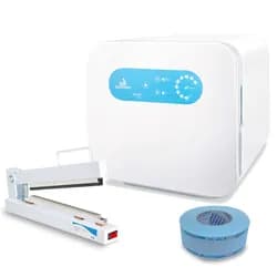 Kit Autoclave Vitale Class 21 Litros Cristófoli + Seladora + Papel Grau Cirúrgico
