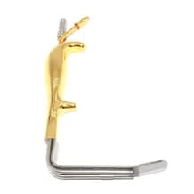 Afastador Universal com fibra e aspiração - 25mm x 10cm - Cabo Dourado