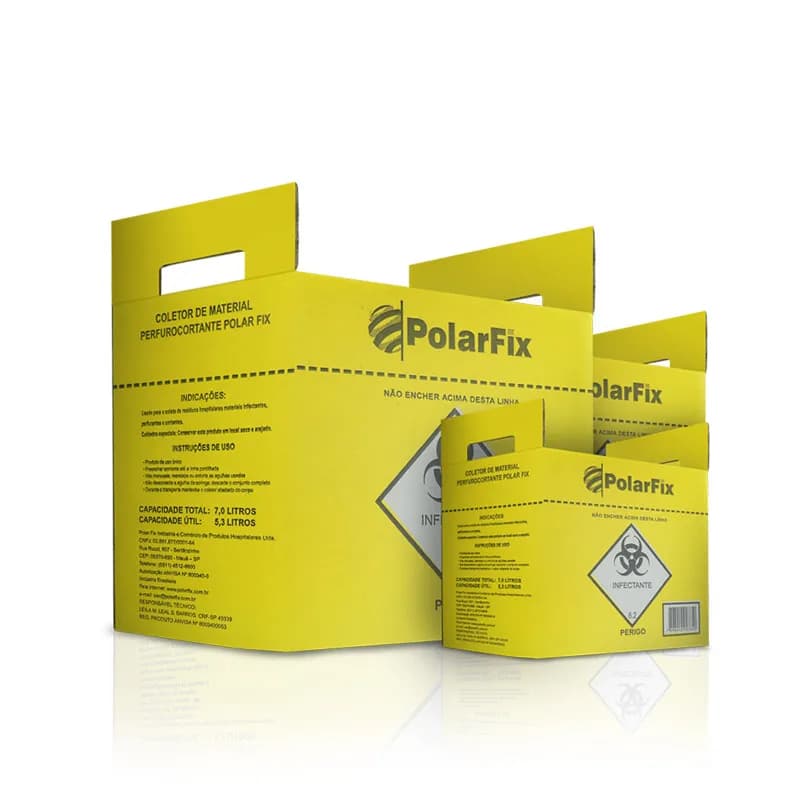 Coletor de Material Perfurocortante POLAR FIX