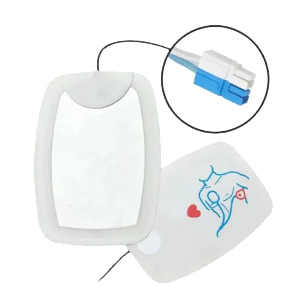 ELETRODO PÁS DE CHOQUE ADESIVAS CONEC AZUL/BRANCO CMOS DRAKE