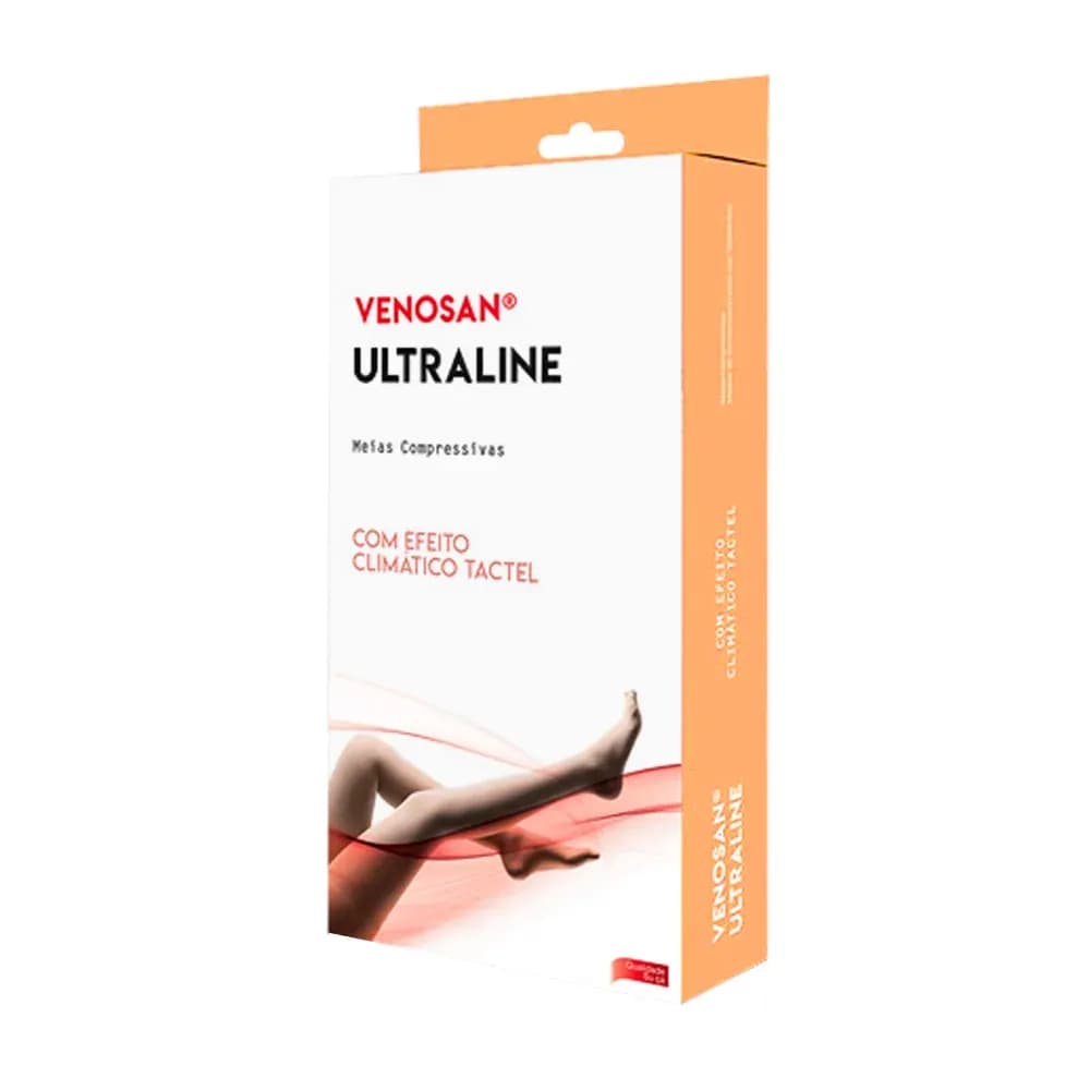 MEIA COMPRESSIVA ULTRALINE PANTURRILHA 20-30 CURTA PÉ ABERTO