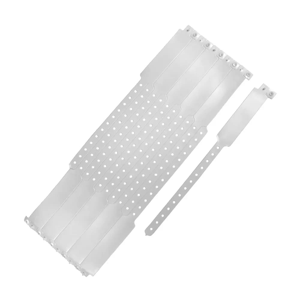 PULSEIRAS DE IDENTIFICAÇÃO HOSPITALAR BRANCA C/100UN WILTEX