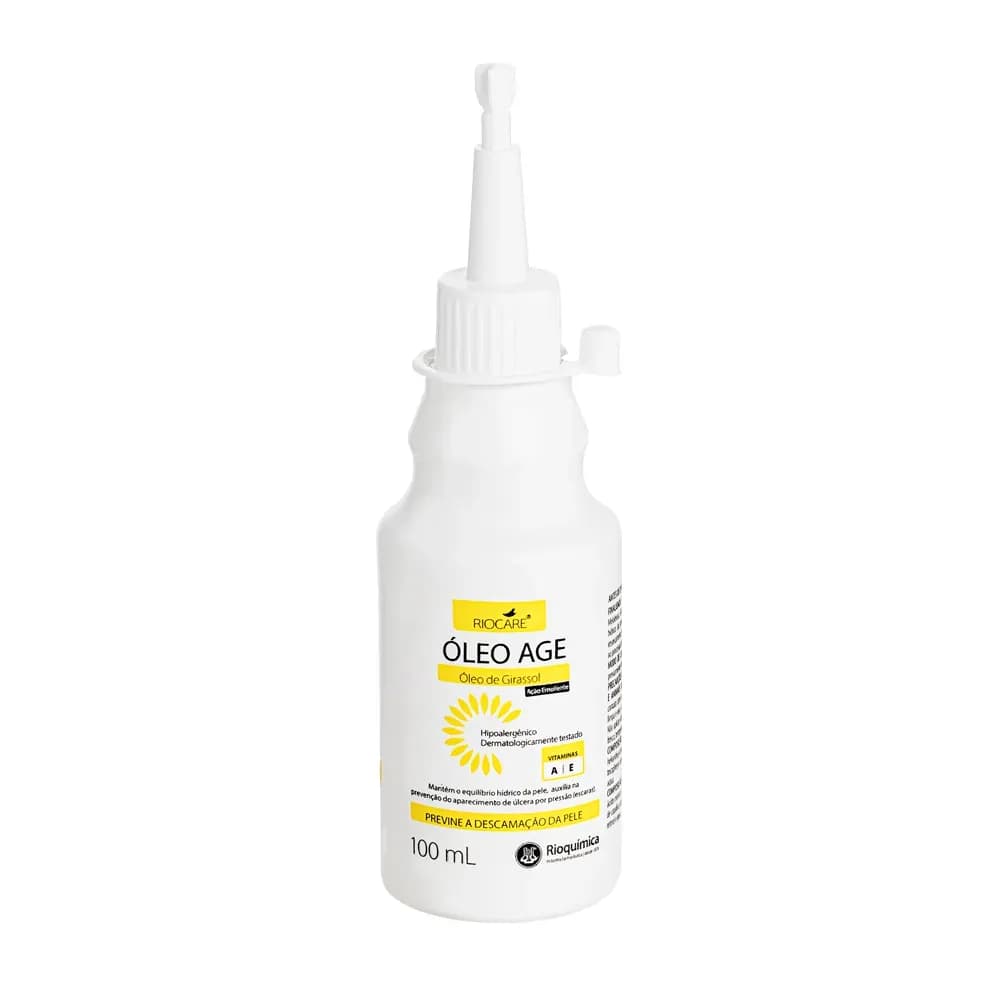 ÓLEO CORPORAL DE GIRASSOL EMOLIENTE RIOCARE AGE RIOQUÍMICA