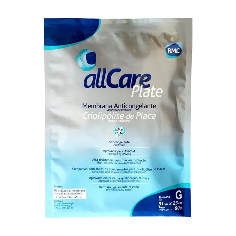 MEMBRANA ANTICONGELANTE CRIOLIPÓLISE DE PLACA ALLCARE RMC