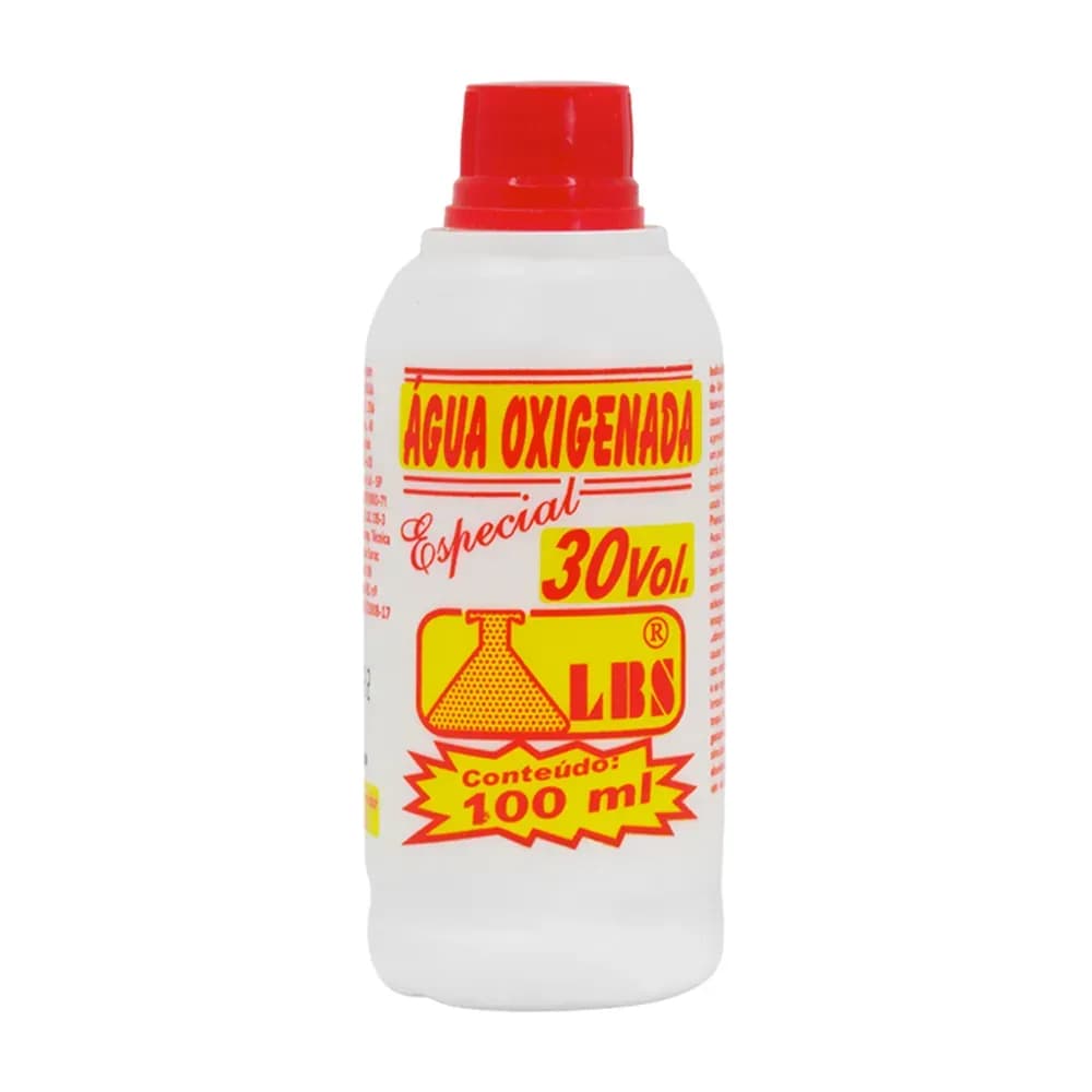 ÁGUA OXIGENADA PARA DESCOLORAÇÃO DE PELOS 30 VOLUMES LBS
