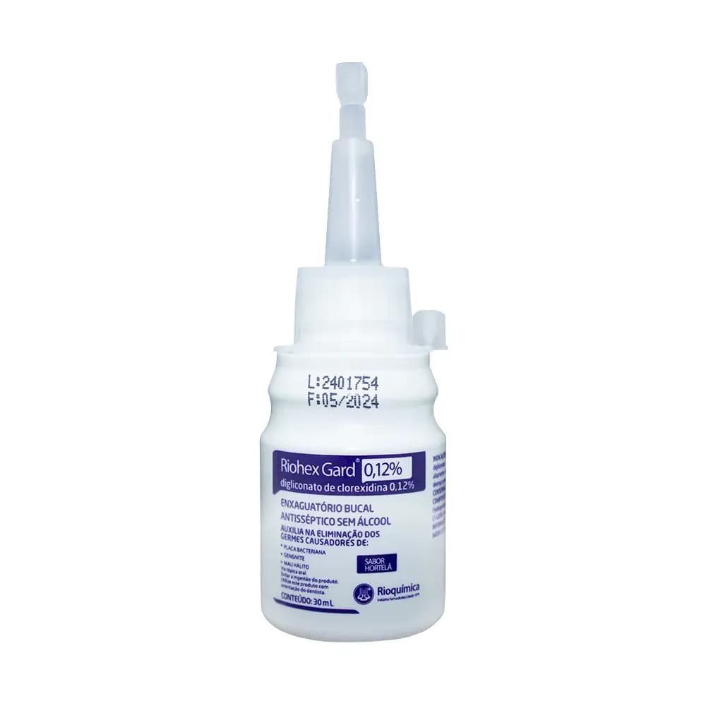 ANTISSÉPTICO BUCAL SEM SABOR 0,12% RIOHEXGARD RIOQUÍMICA
