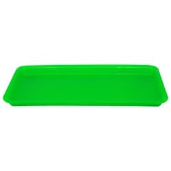 Bandeja de Polipropileno Pequena - 101,7 mm x 224mm x 14mm (Azul, verde ou rosa)