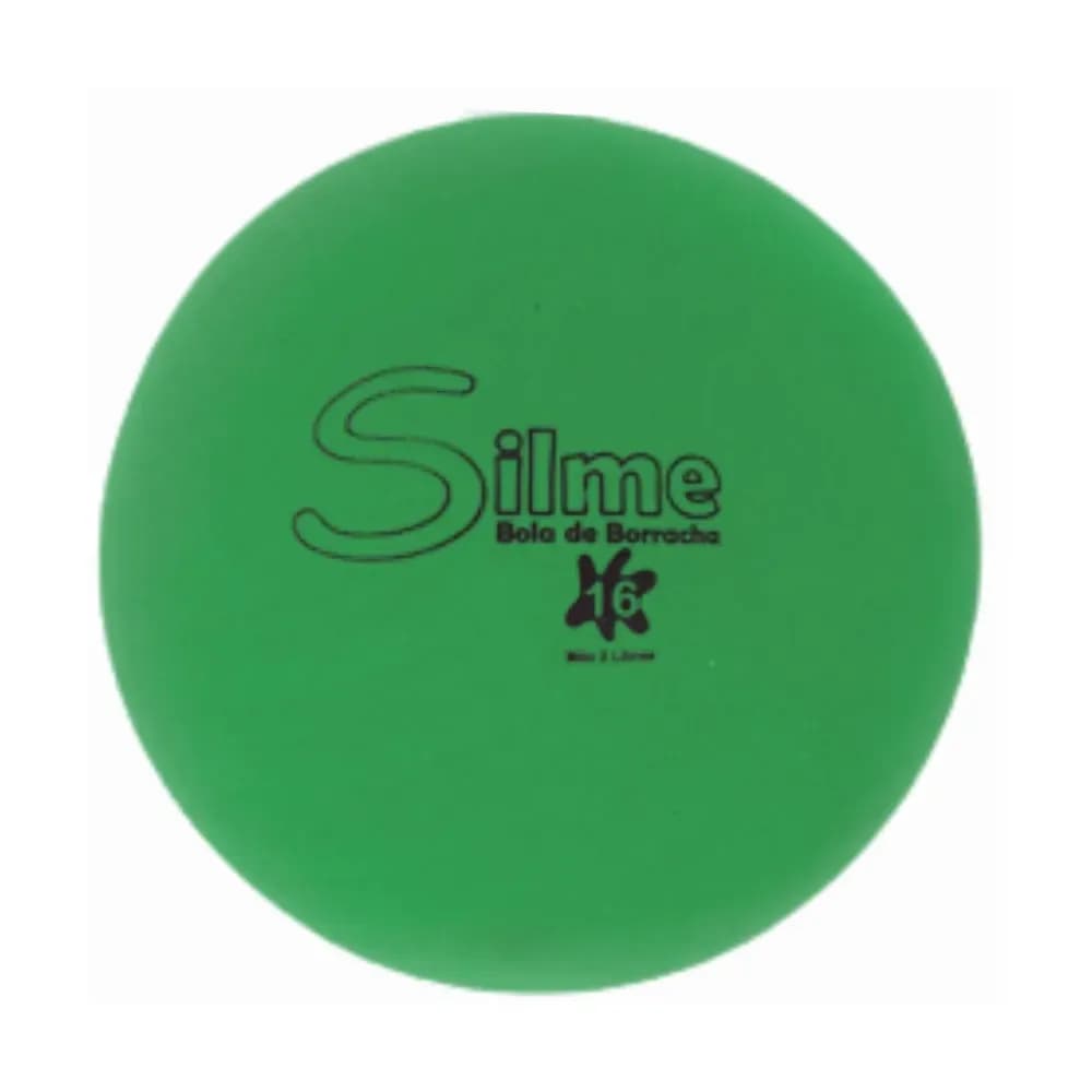BOLA EM BORRACHA PARA FISIOTERAPIA TAM 16 SILME SPORTS