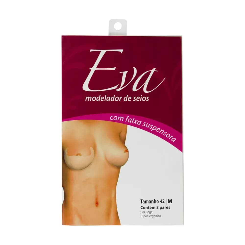 MODELADOR DE SEIOS C/ FAIXA SUSPENSORA 3 PARES EVA AMP