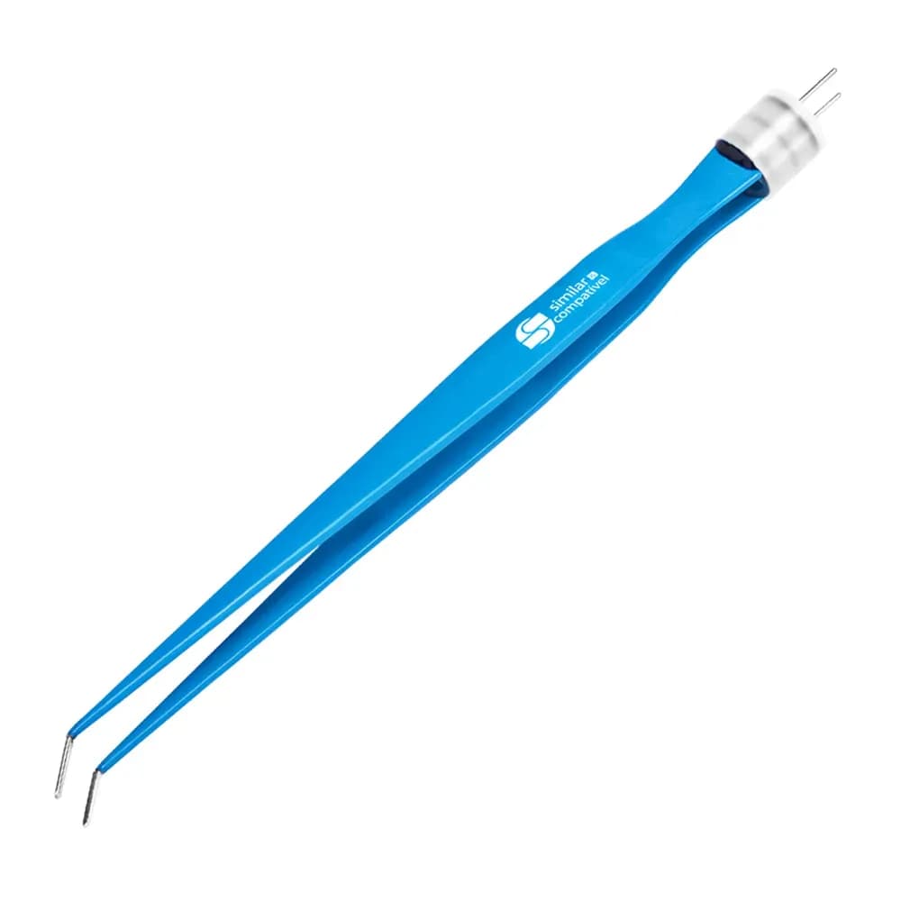 PINÇA BIPOLAR RETA PONTA CURVA 1MM SIMILAR&COMPATÍVEL