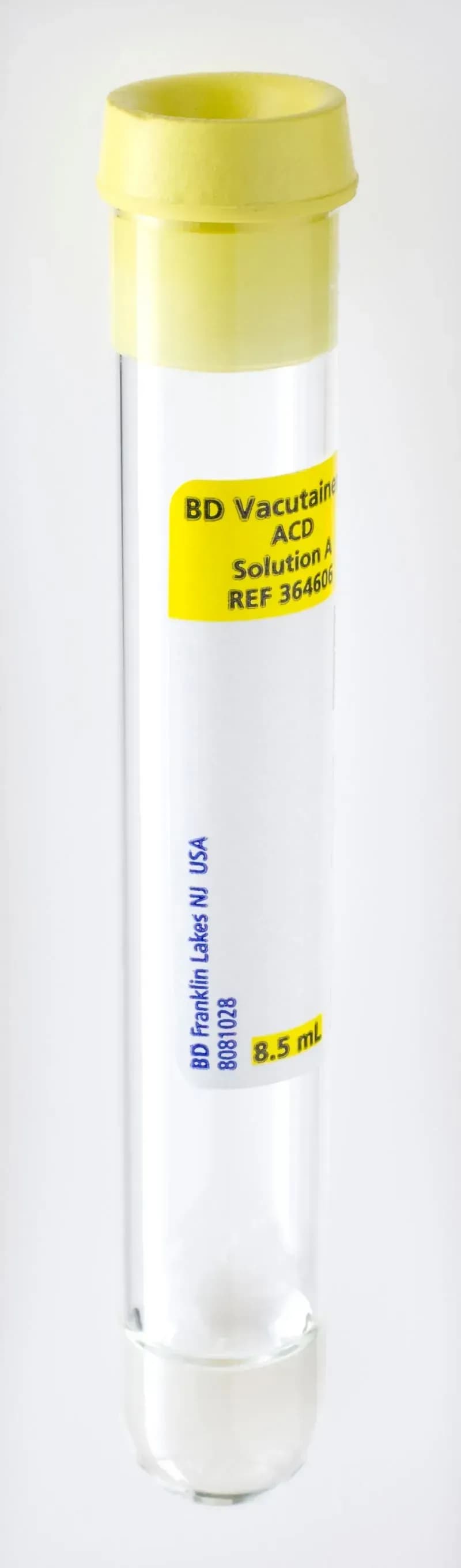 Tubo Amarelo ACD 8,5ML C/100Un 364606