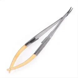 Porta Agulha Castroviejo com Trava com Vídea 13cm