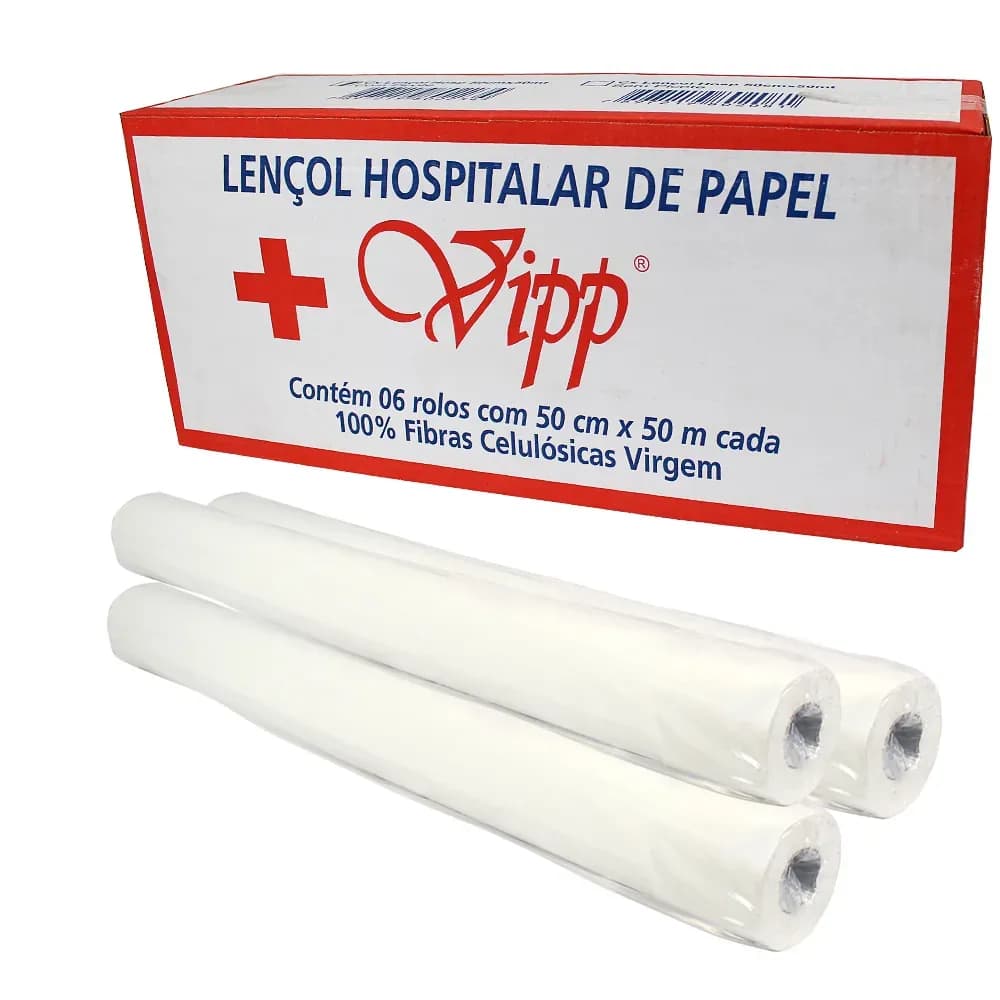 LENÇOL DE PAPEL VIRGEM SEM PICOTE C/06UN VIPP
