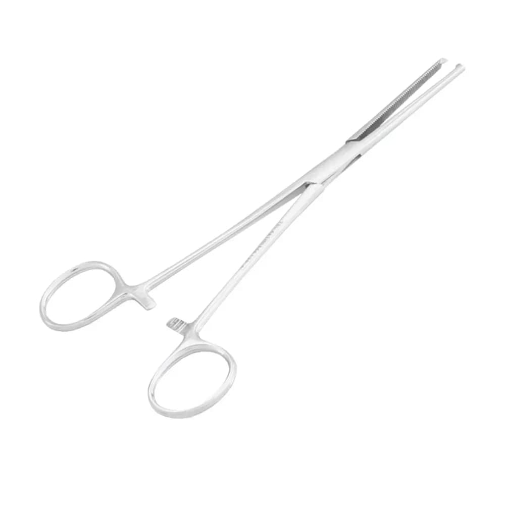 PINÇA HEMOSTÁTICA KOCHER RETA EM AÇO INOX ABC
