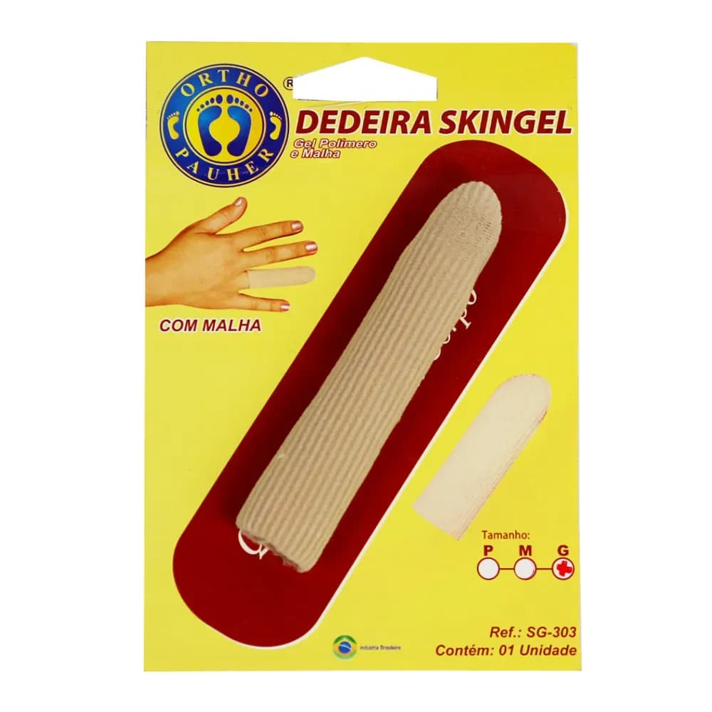 DEDEIRA COM MALHA E GEL SKINGEL ORTHO PAUHER