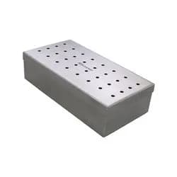 Estojo De Inox Perfurado. 18 x 08 x 05 cm