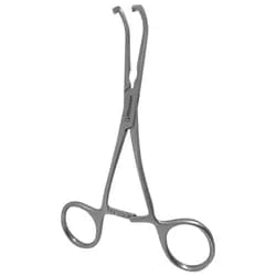 Pinça Cooley Atraumática de Arco. 14 cm