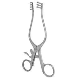 Afastador Weitlaner 3 x 4 Dentes. 22 cm