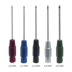 kit 06 Microcânulas (Luer Lock) Inox