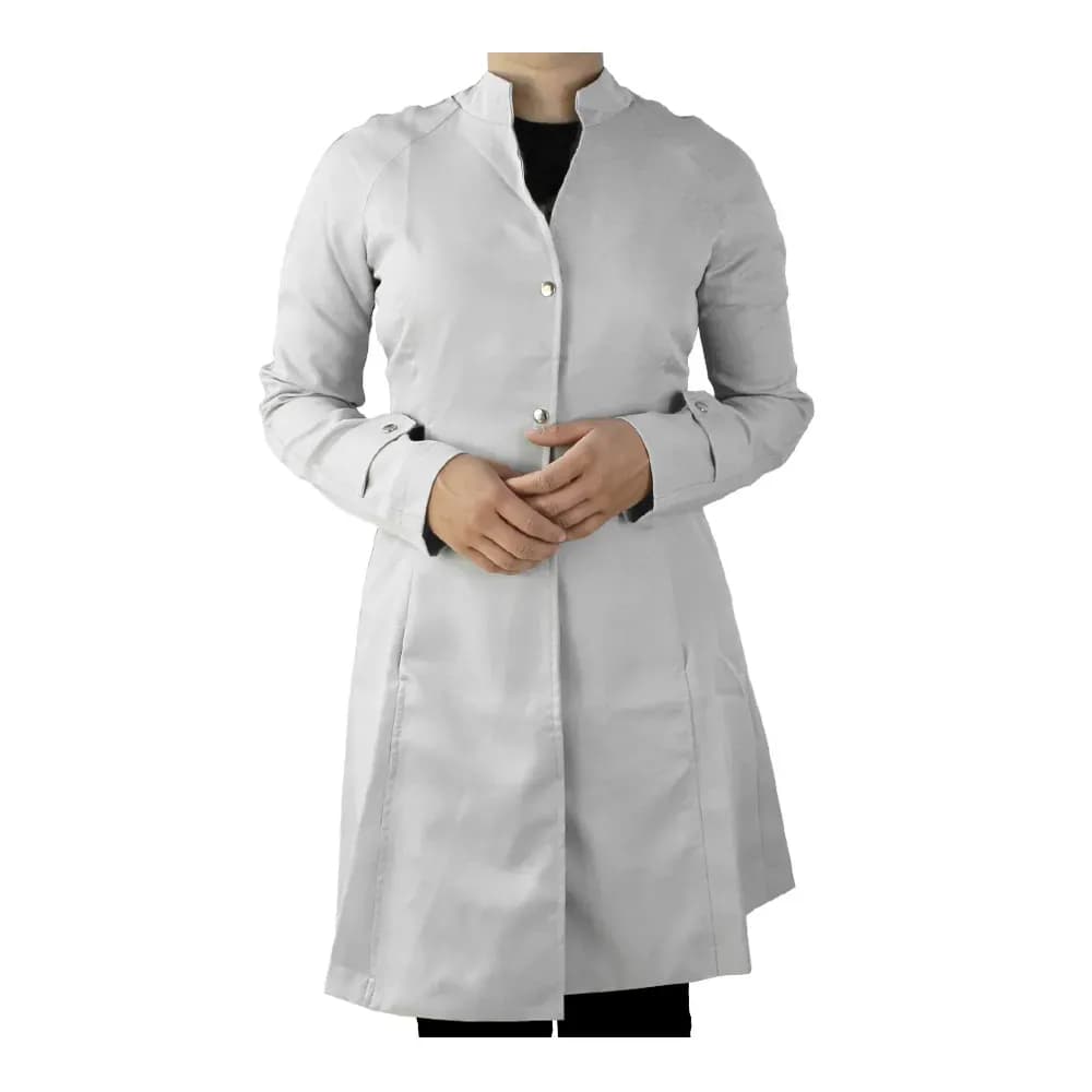 JALECO FEMININO BARI CINZA BIOSTILO