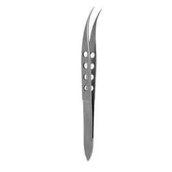 Pinça Relojoeiro Curva. 10 cm