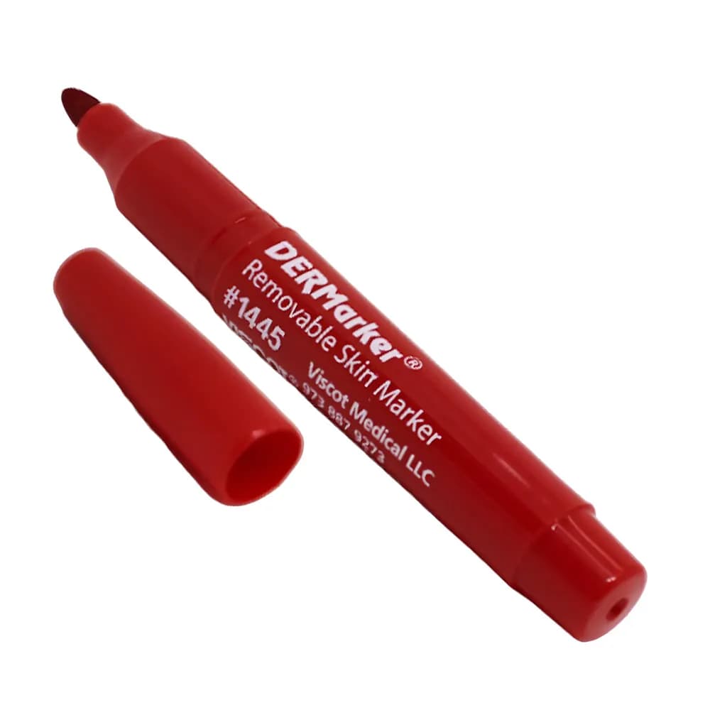 CANETA MARCA PELE VISCOT MINI EZ TINTA VERMELHA