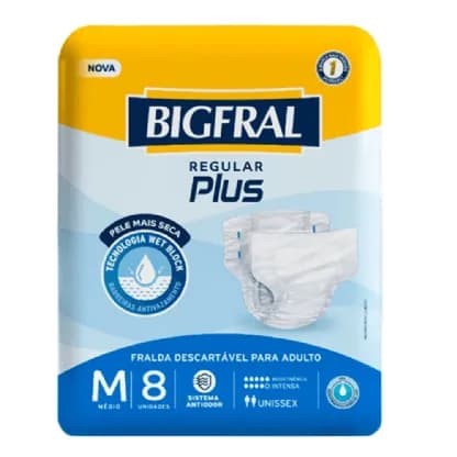 Fralda Bigfral Plus M C/8UN
