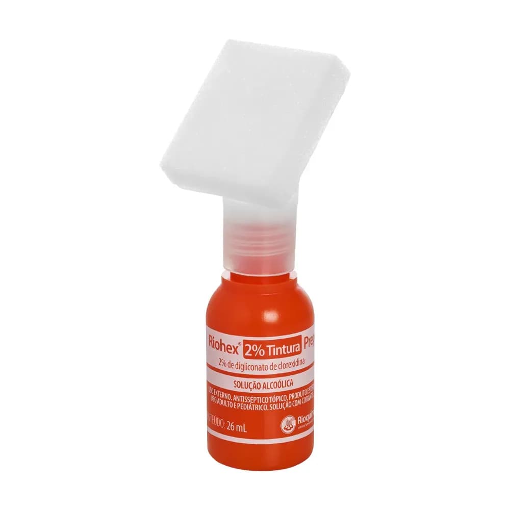 CLOREXIDINA TINTURA 2% COM APLICADOR RIOHEX RIOQUÍMICA