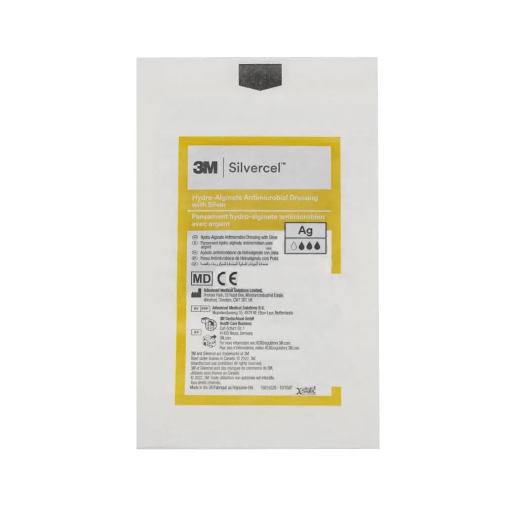 CURATIVO HIDROALGINATO COM PRATA PARA FERIDAS SILVERCEL 3M