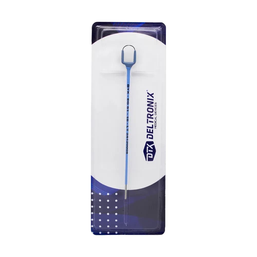 ELETRODO ALÇA OVAL PARA ELETROCAUTÉRIO HASTE 1,6MMX120MM DELTRONIX