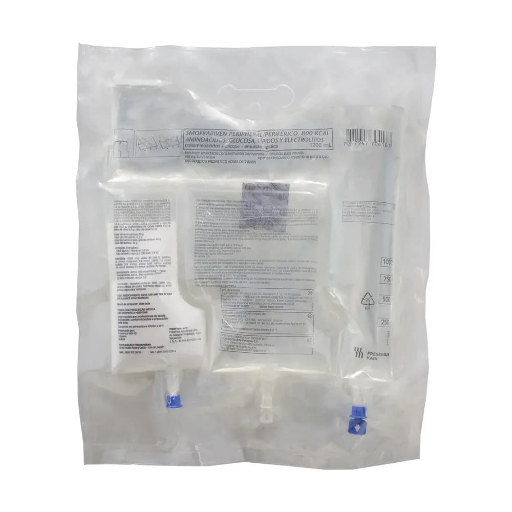 EMULSÃO INFUSÃO PARENTERAL SMOFKABIVEN PERIFÉRICO FRESENIUS