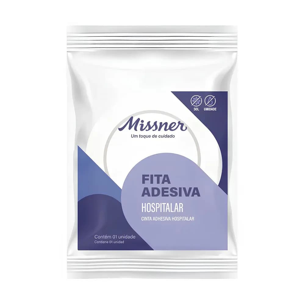 FITA ADESIVA CREPE HOSPITALAR EM ROLO MISSNER