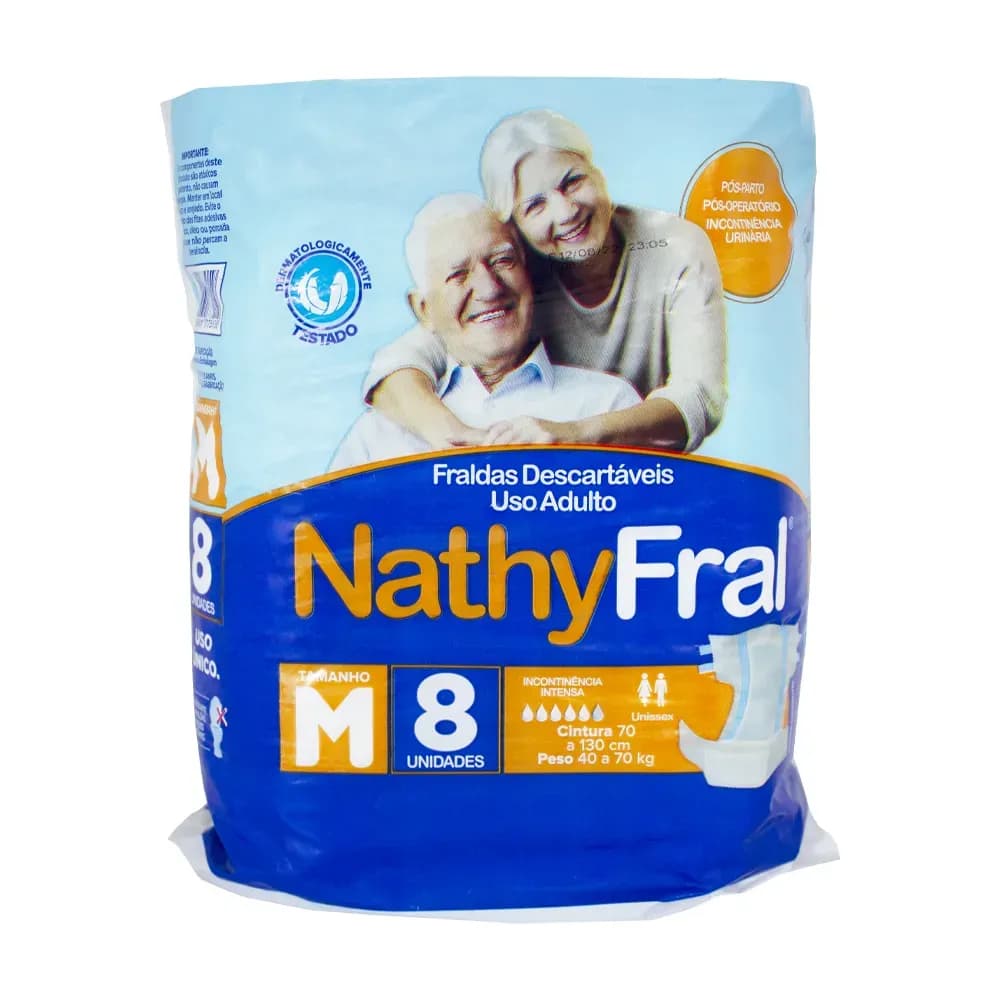 FRALDA PARA ADULTO UNISSEX DESCARTÁVEL NATHYFRAL