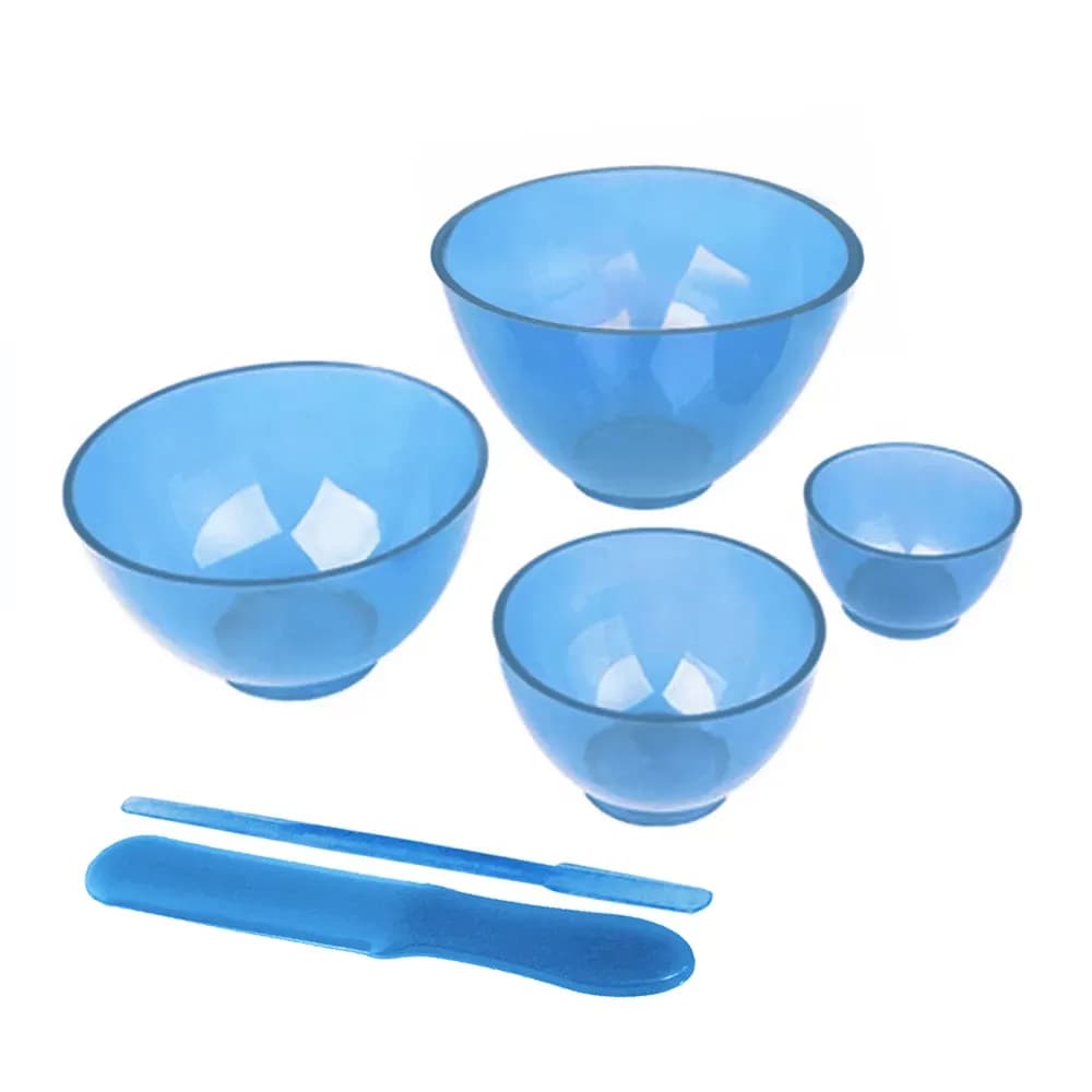 KIT COM 04 CUBETAS 02 ESPÁTULAS PARA MISTURAS ESTEK