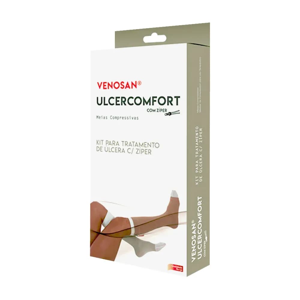 KIT MEIA COMPRESSIVA 3/4 ULCERCONFORT VENOSAN