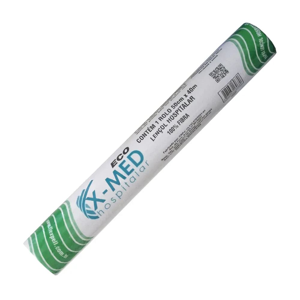 LENÇOL DE PAPEL HOSPITALAR DESCARTÁVEL ECO X-MED FLEXPELL