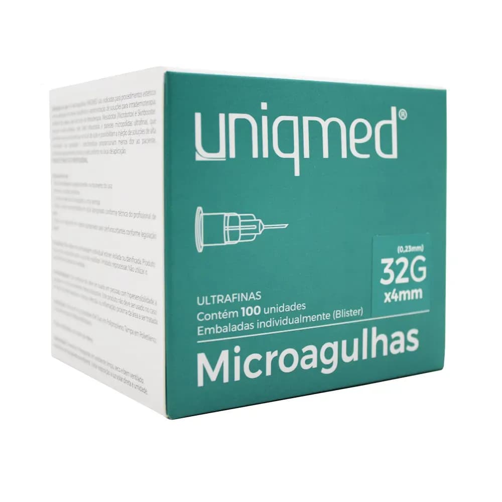 MICROAGULHA PARA APLICAÇÃO DE TOXINA 100UN UNIQMED