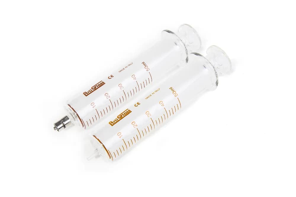 Seringa de Vidro Bico Metal Luer Slip Arti Glass