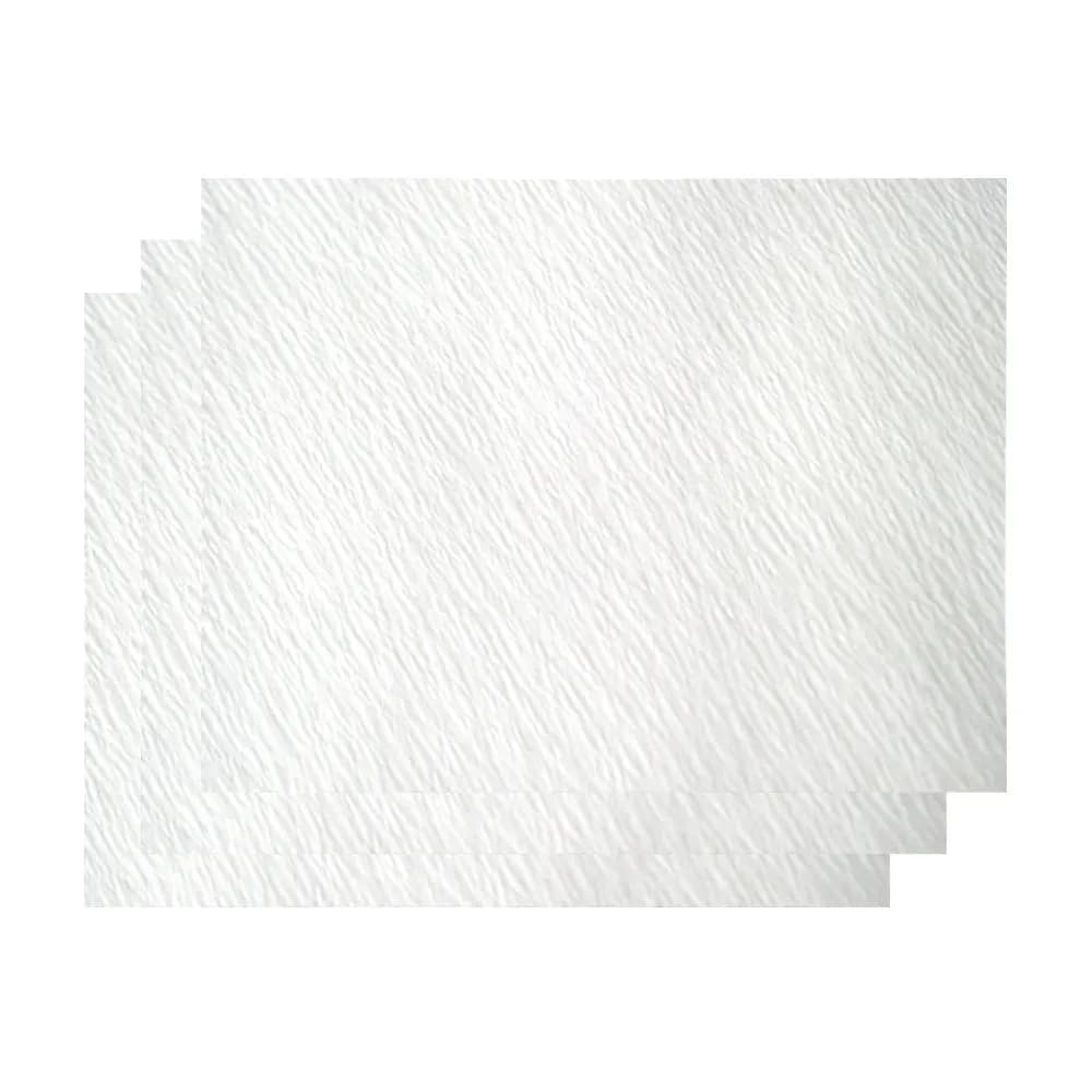 PAPEL CREPADO PARA ESTERILIZAÇÃO COR BRANCO C/500UN POLARFIX