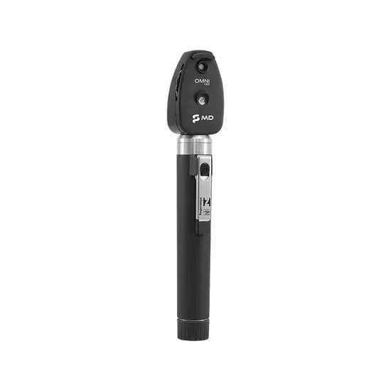 Oftalmoscópio MD Omni Led Preto Com Estojo